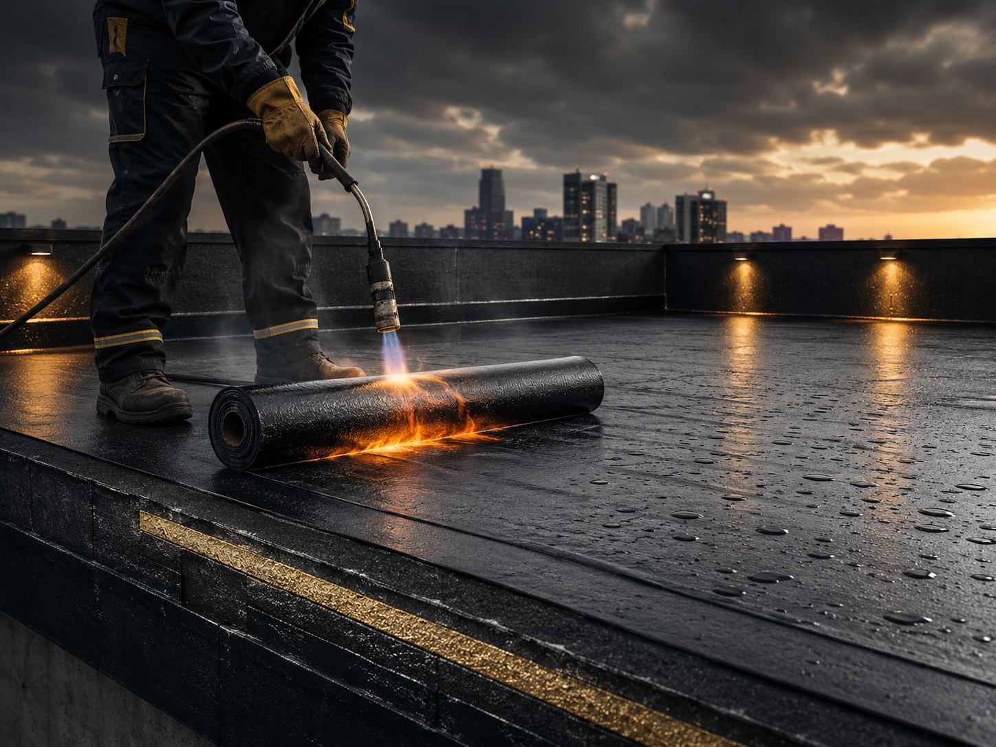 Bitüm membran uygulama detayı